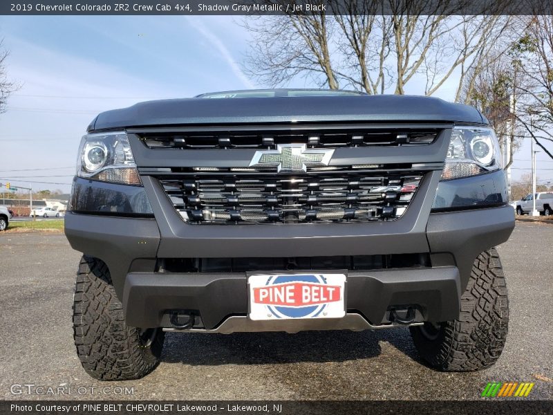 Shadow Gray Metallic / Jet Black 2019 Chevrolet Colorado ZR2 Crew Cab 4x4