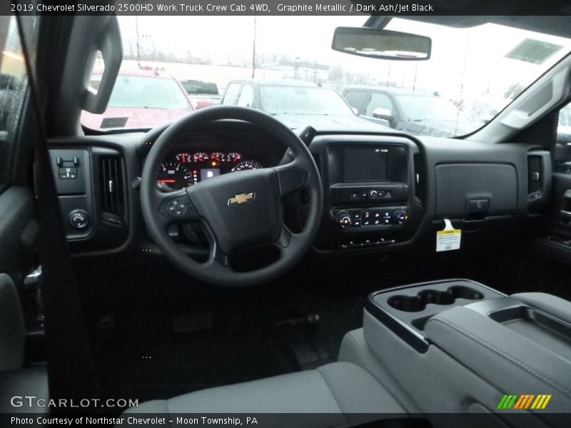 Graphite Metallic / Dark Ash/Jet Black 2019 Chevrolet Silverado 2500HD Work Truck Crew Cab 4WD