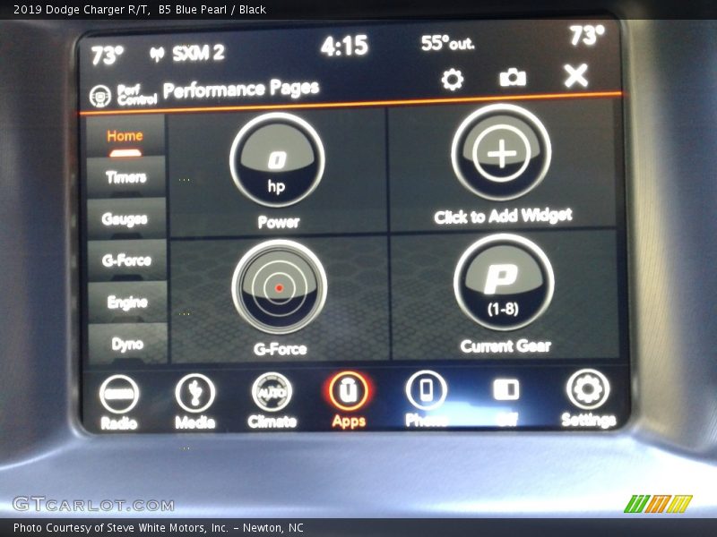 B5 Blue Pearl / Black 2019 Dodge Charger R/T