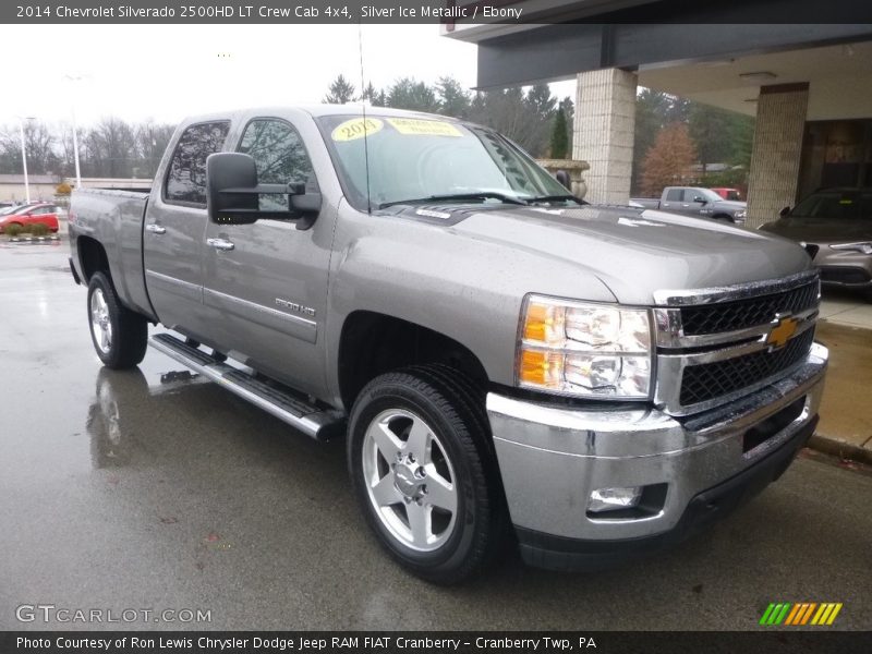 Silver Ice Metallic / Ebony 2014 Chevrolet Silverado 2500HD LT Crew Cab 4x4