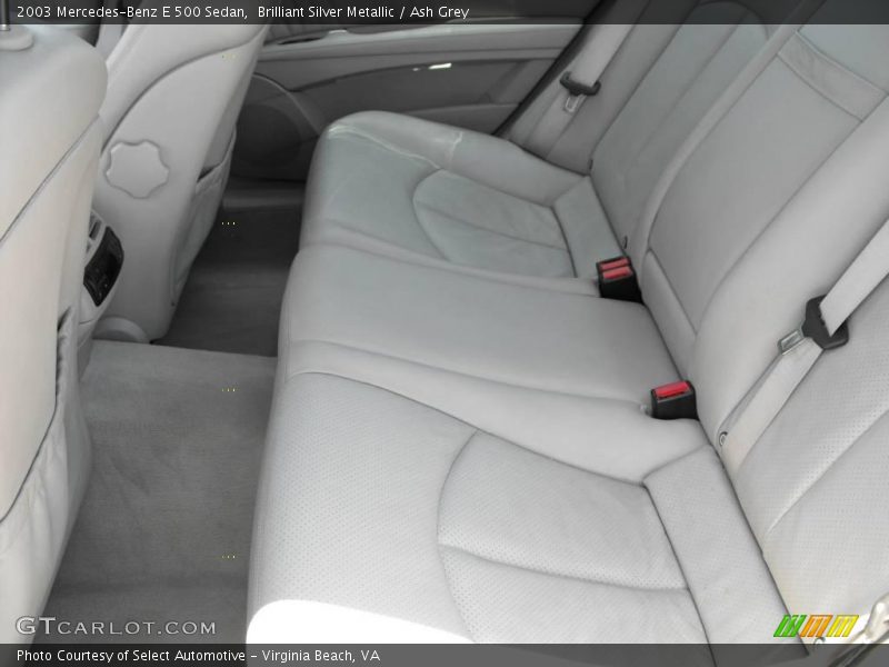 Brilliant Silver Metallic / Ash Grey 2003 Mercedes-Benz E 500 Sedan