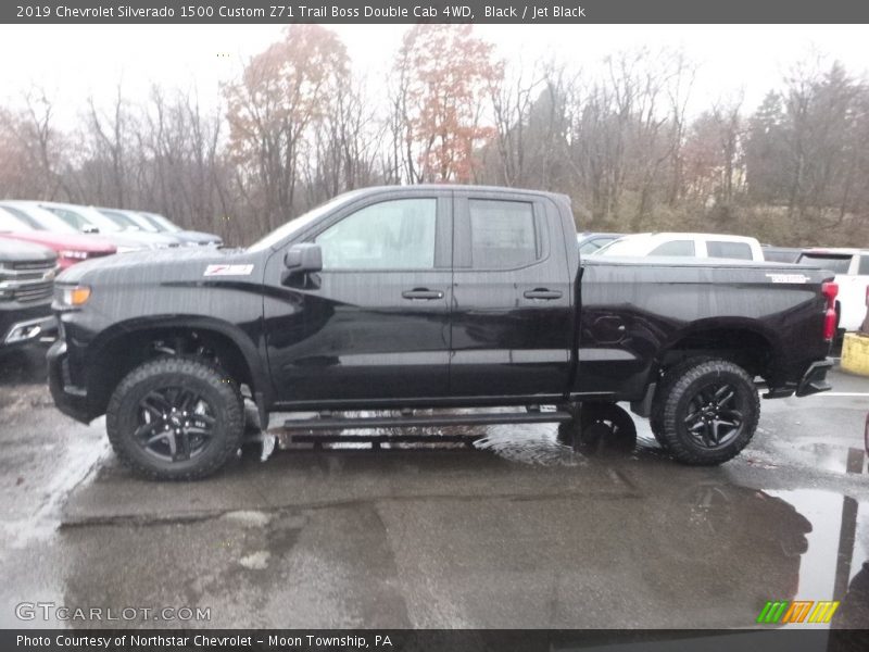 Black / Jet Black 2019 Chevrolet Silverado 1500 Custom Z71 Trail Boss Double Cab 4WD