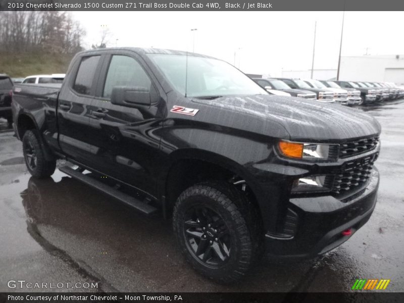 Black / Jet Black 2019 Chevrolet Silverado 1500 Custom Z71 Trail Boss Double Cab 4WD