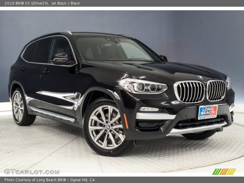 Jet Black / Black 2019 BMW X3 sDrive30i