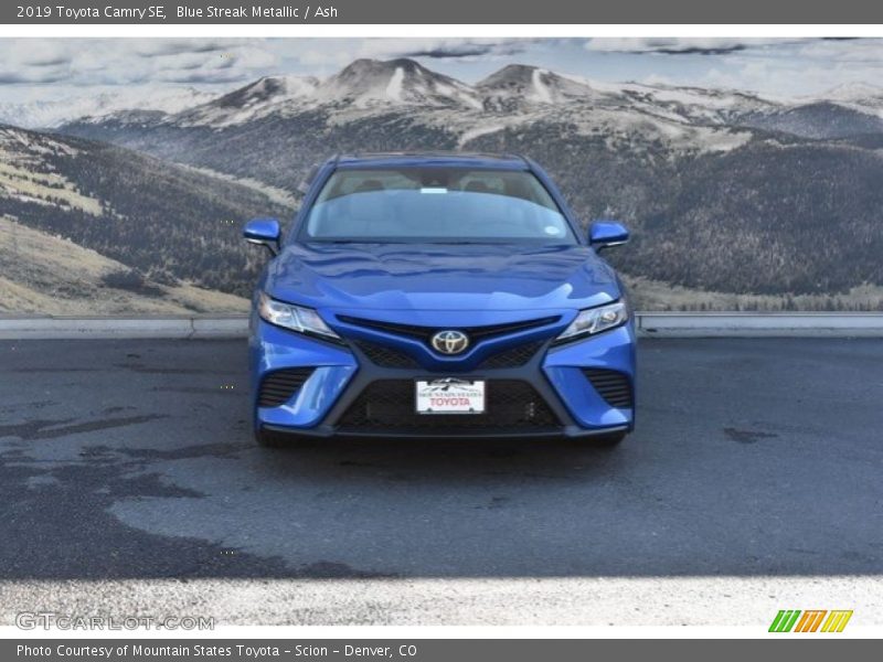 Blue Streak Metallic / Ash 2019 Toyota Camry SE