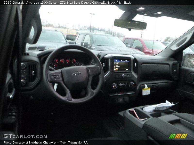 Black / Jet Black 2019 Chevrolet Silverado 1500 Custom Z71 Trail Boss Double Cab 4WD