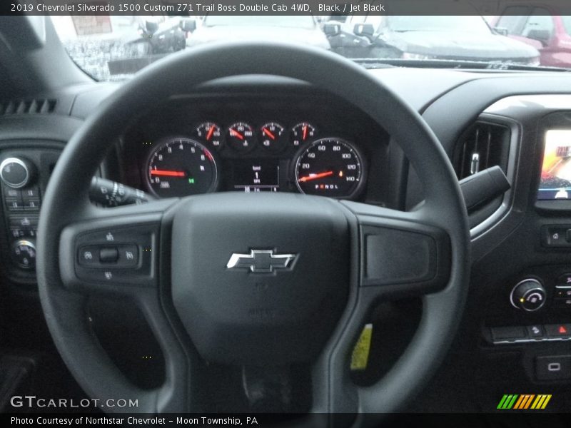 Black / Jet Black 2019 Chevrolet Silverado 1500 Custom Z71 Trail Boss Double Cab 4WD