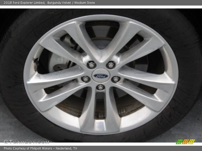 Burgundy Velvet / Medium Stone 2018 Ford Explorer Limited