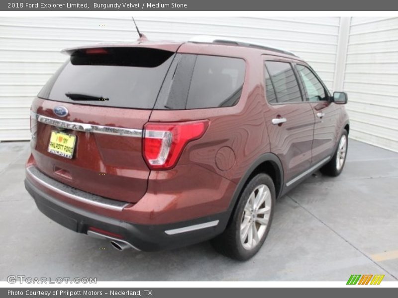 Burgundy Velvet / Medium Stone 2018 Ford Explorer Limited
