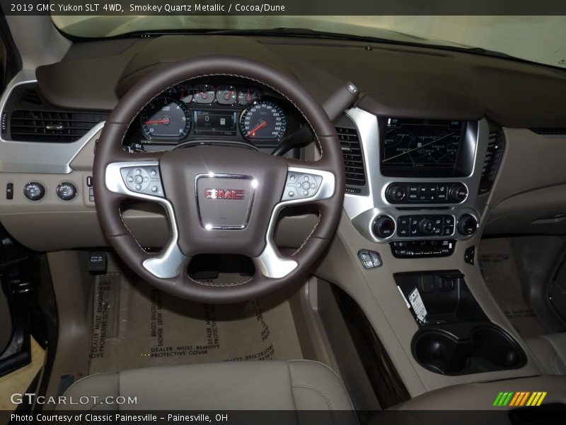 Smokey Quartz Metallic / Cocoa/Dune 2019 GMC Yukon SLT 4WD