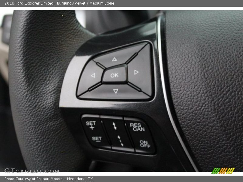 Burgundy Velvet / Medium Stone 2018 Ford Explorer Limited