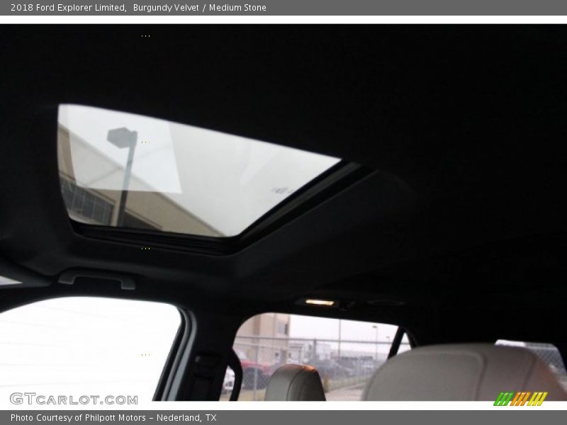 Burgundy Velvet / Medium Stone 2018 Ford Explorer Limited