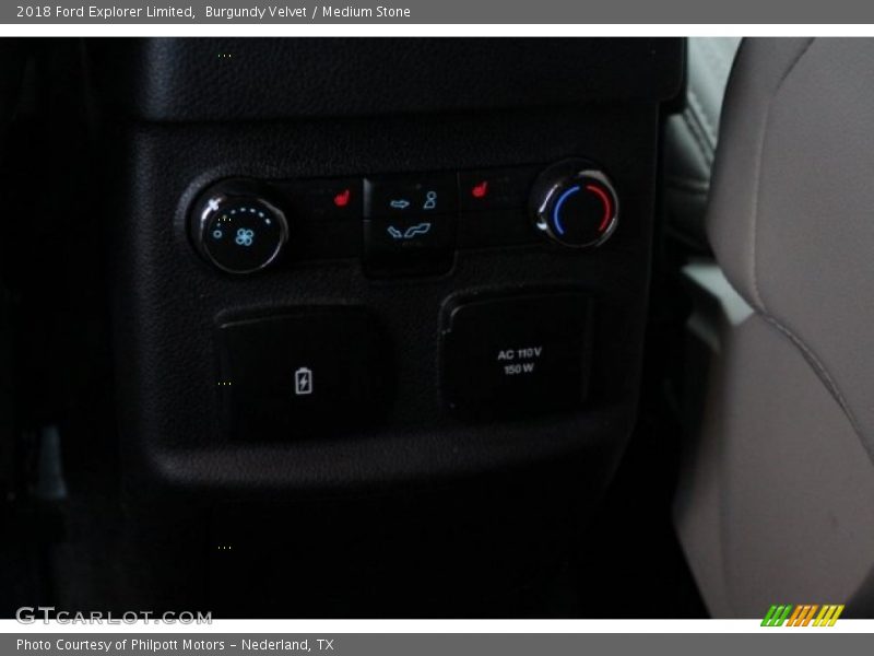 Burgundy Velvet / Medium Stone 2018 Ford Explorer Limited