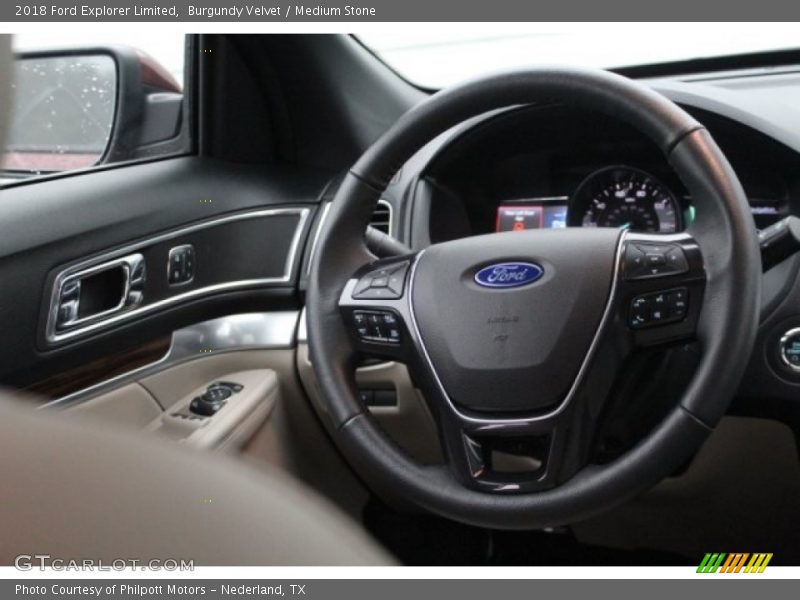 Burgundy Velvet / Medium Stone 2018 Ford Explorer Limited