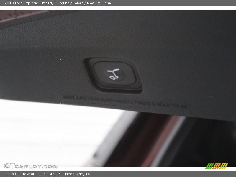 Burgundy Velvet / Medium Stone 2018 Ford Explorer Limited