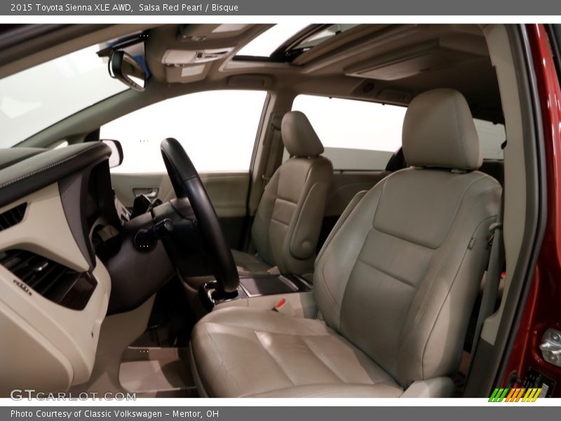 Salsa Red Pearl / Bisque 2015 Toyota Sienna XLE AWD