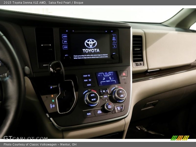 Salsa Red Pearl / Bisque 2015 Toyota Sienna XLE AWD