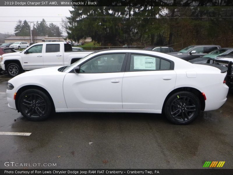 White Knuckle / Black 2019 Dodge Charger SXT AWD