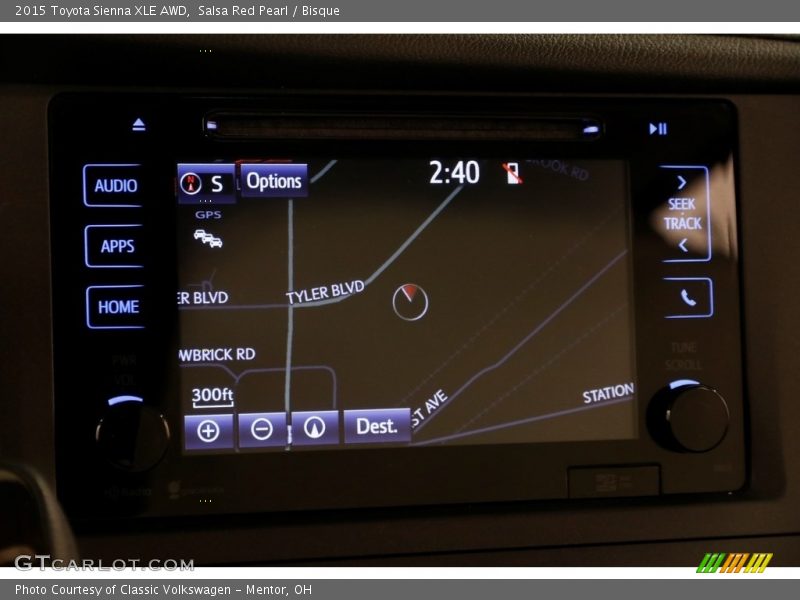 Salsa Red Pearl / Bisque 2015 Toyota Sienna XLE AWD
