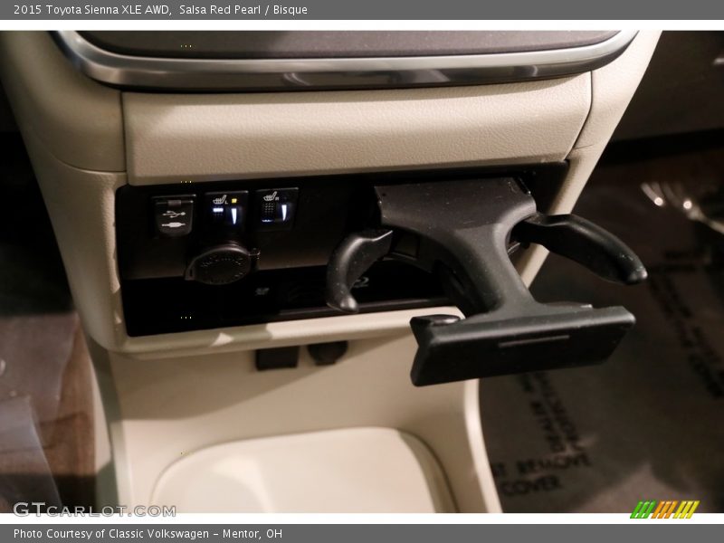 Salsa Red Pearl / Bisque 2015 Toyota Sienna XLE AWD