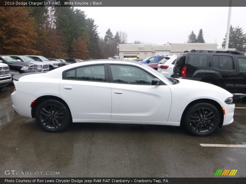 White Knuckle / Black 2019 Dodge Charger SXT AWD