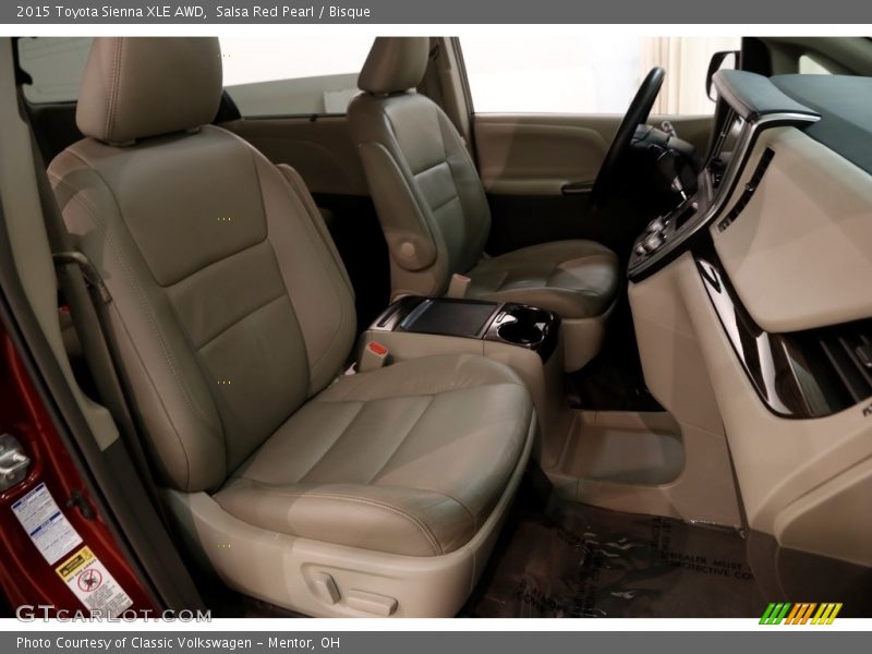 Salsa Red Pearl / Bisque 2015 Toyota Sienna XLE AWD