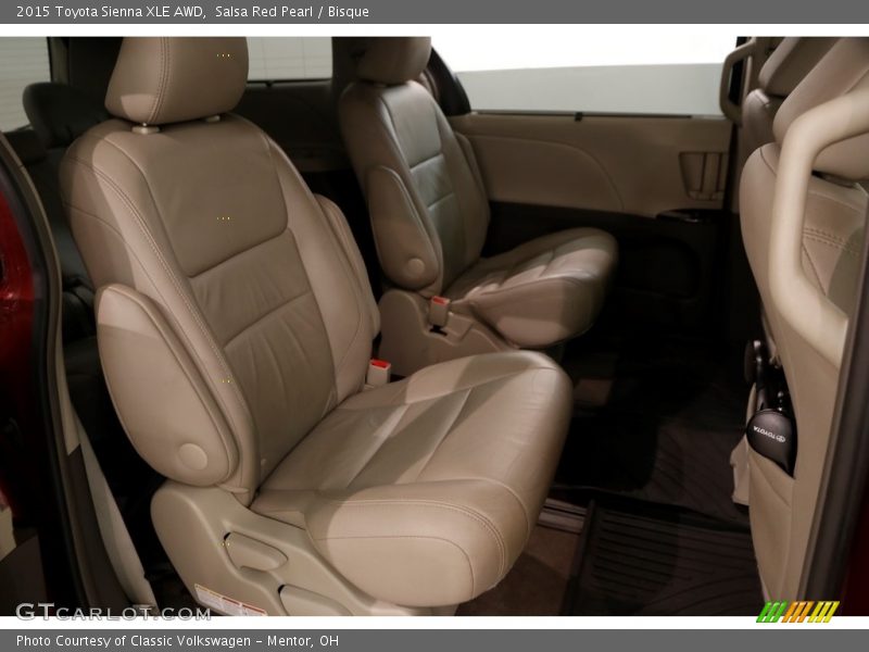 Salsa Red Pearl / Bisque 2015 Toyota Sienna XLE AWD