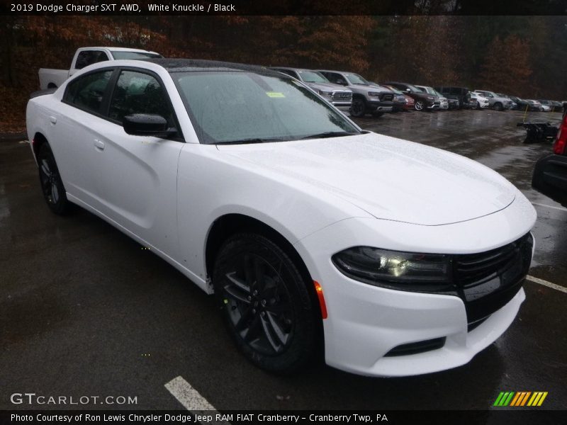 White Knuckle / Black 2019 Dodge Charger SXT AWD