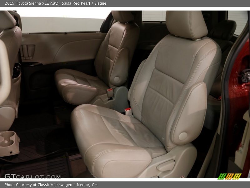 Salsa Red Pearl / Bisque 2015 Toyota Sienna XLE AWD