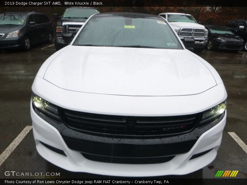 White Knuckle / Black 2019 Dodge Charger SXT AWD