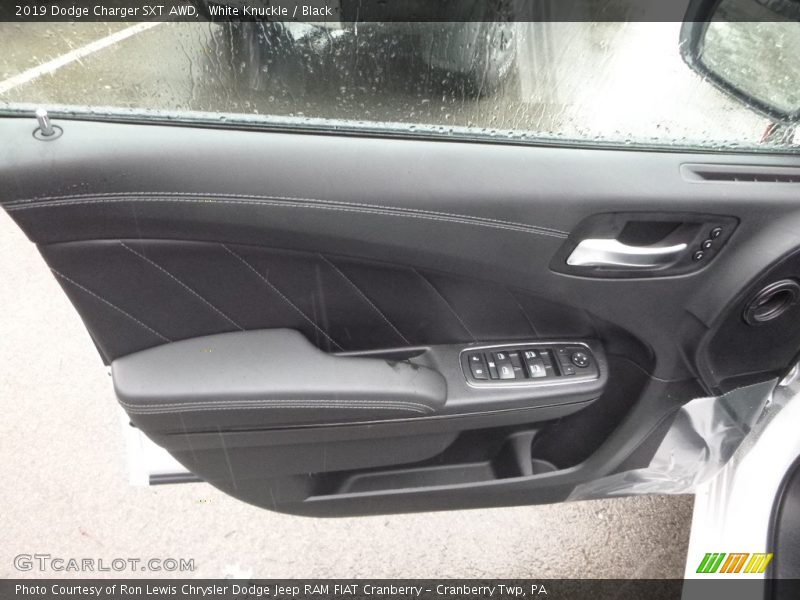 White Knuckle / Black 2019 Dodge Charger SXT AWD