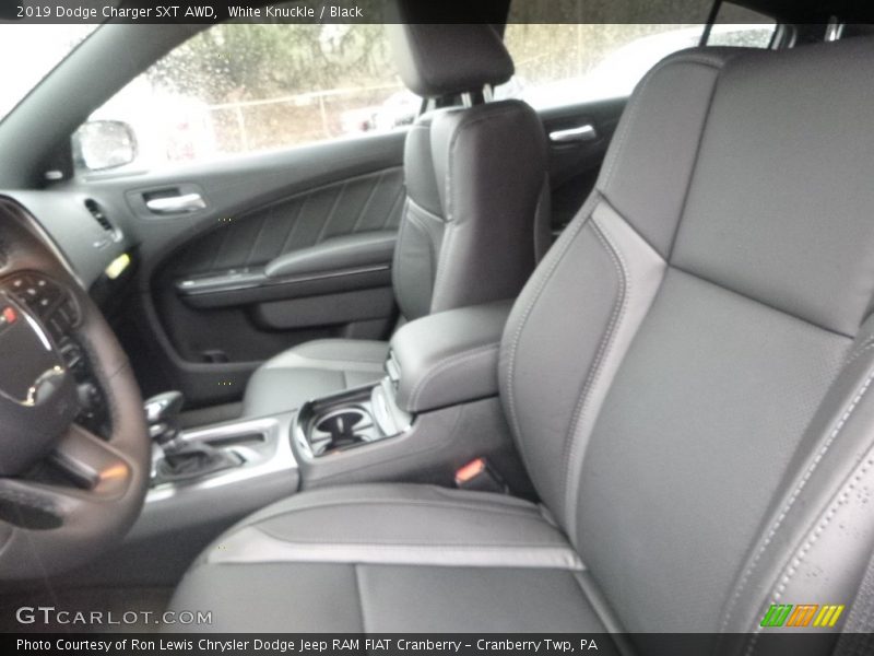 White Knuckle / Black 2019 Dodge Charger SXT AWD