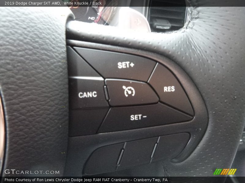 White Knuckle / Black 2019 Dodge Charger SXT AWD