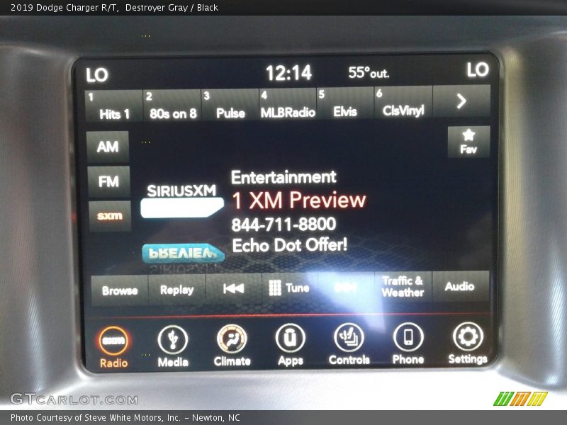 Destroyer Gray / Black 2019 Dodge Charger R/T