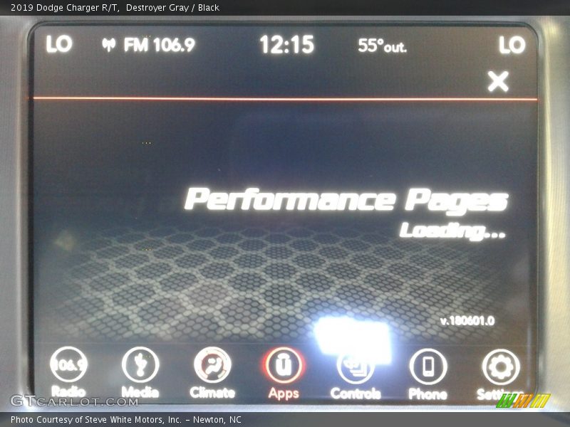 Destroyer Gray / Black 2019 Dodge Charger R/T