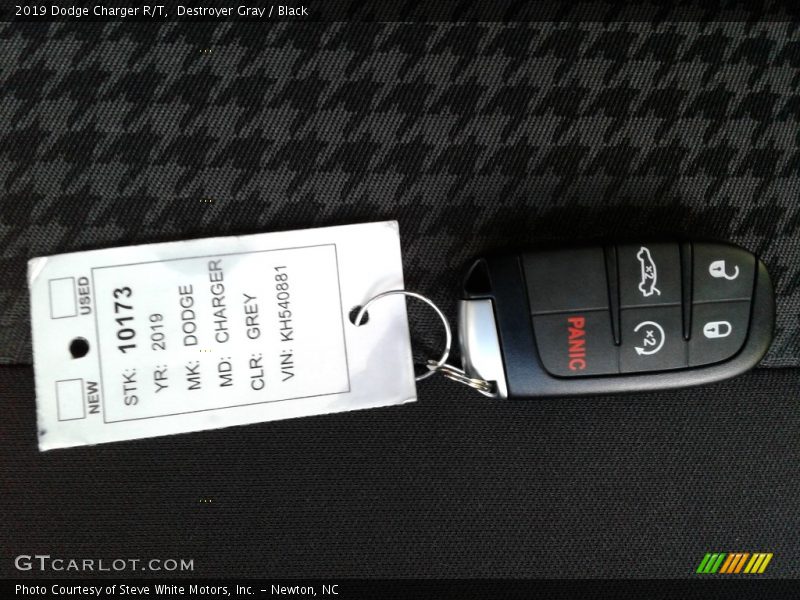 Destroyer Gray / Black 2019 Dodge Charger R/T