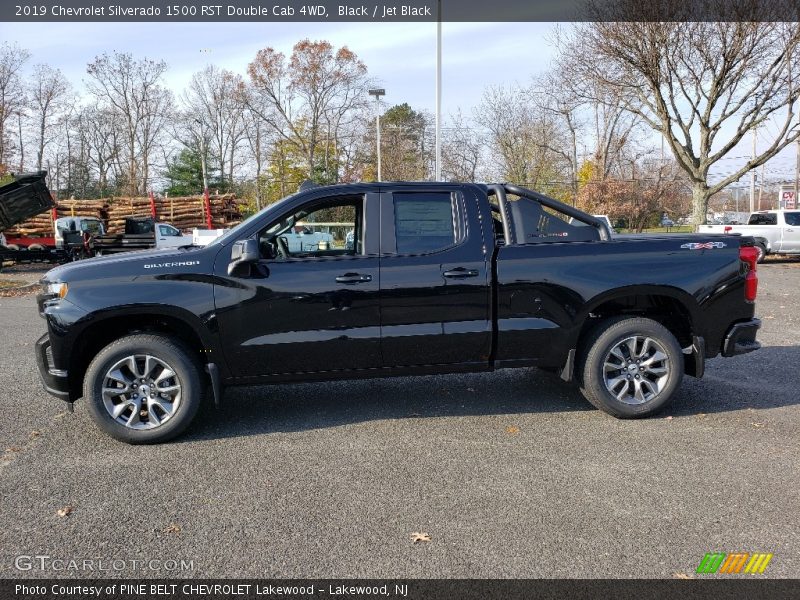 Black / Jet Black 2019 Chevrolet Silverado 1500 RST Double Cab 4WD