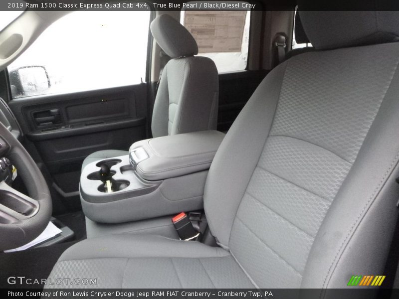 True Blue Pearl / Black/Diesel Gray 2019 Ram 1500 Classic Express Quad Cab 4x4