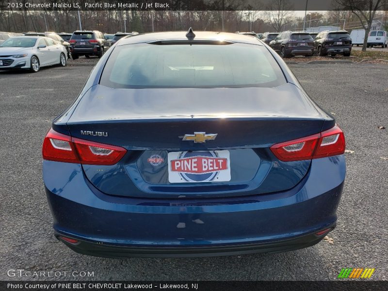 Pacific Blue Metallic / Jet Black 2019 Chevrolet Malibu LS