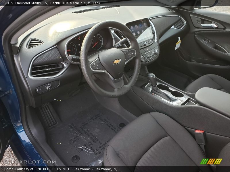 Pacific Blue Metallic / Jet Black 2019 Chevrolet Malibu LS