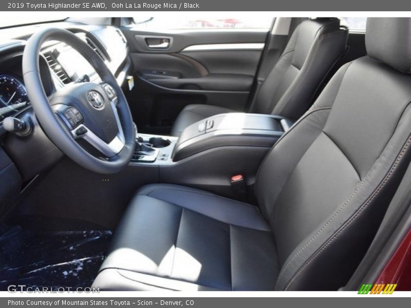 Ooh La La Rouge Mica / Black 2019 Toyota Highlander SE AWD