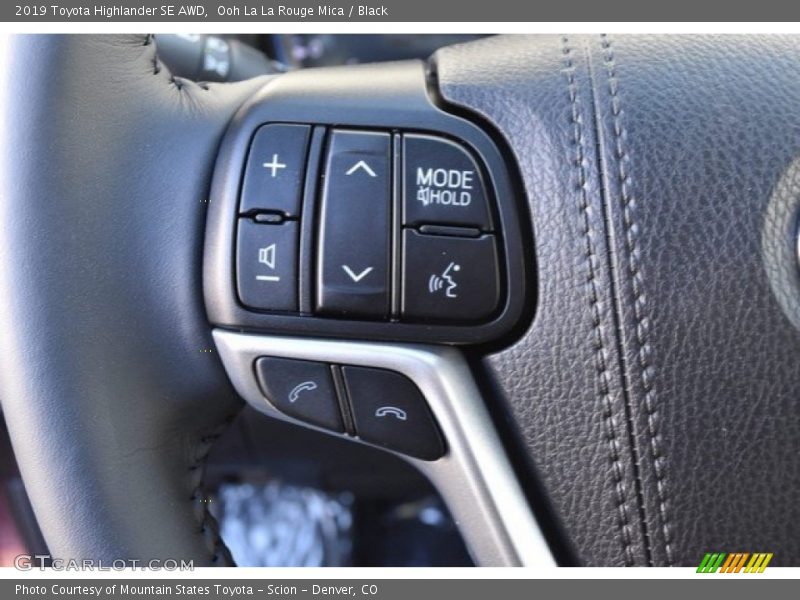 Ooh La La Rouge Mica / Black 2019 Toyota Highlander SE AWD