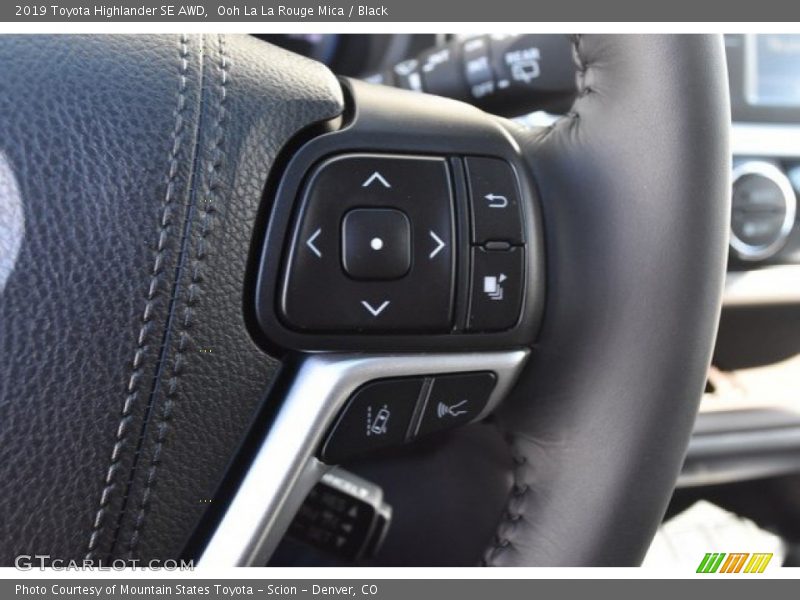 Ooh La La Rouge Mica / Black 2019 Toyota Highlander SE AWD