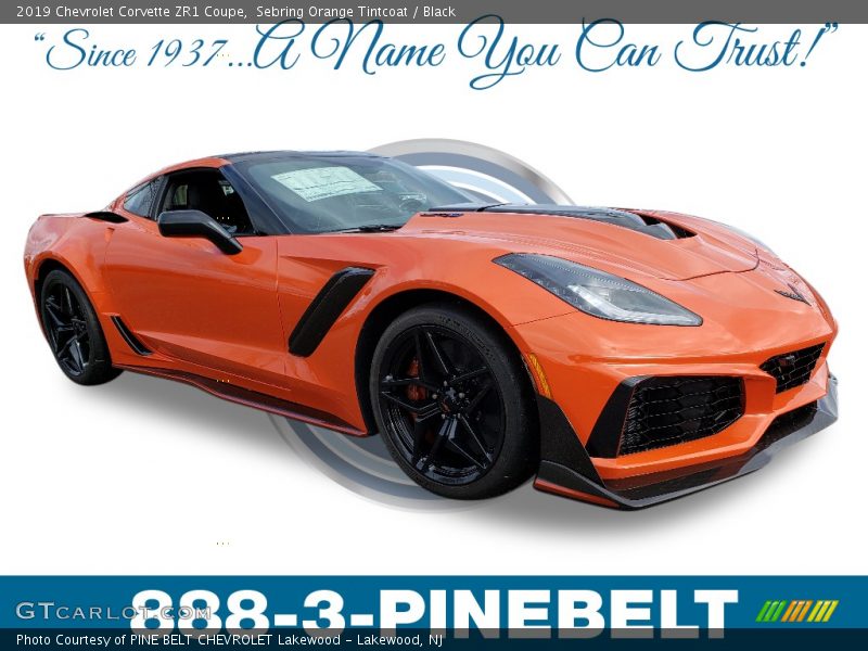Sebring Orange Tintcoat / Black 2019 Chevrolet Corvette ZR1 Coupe