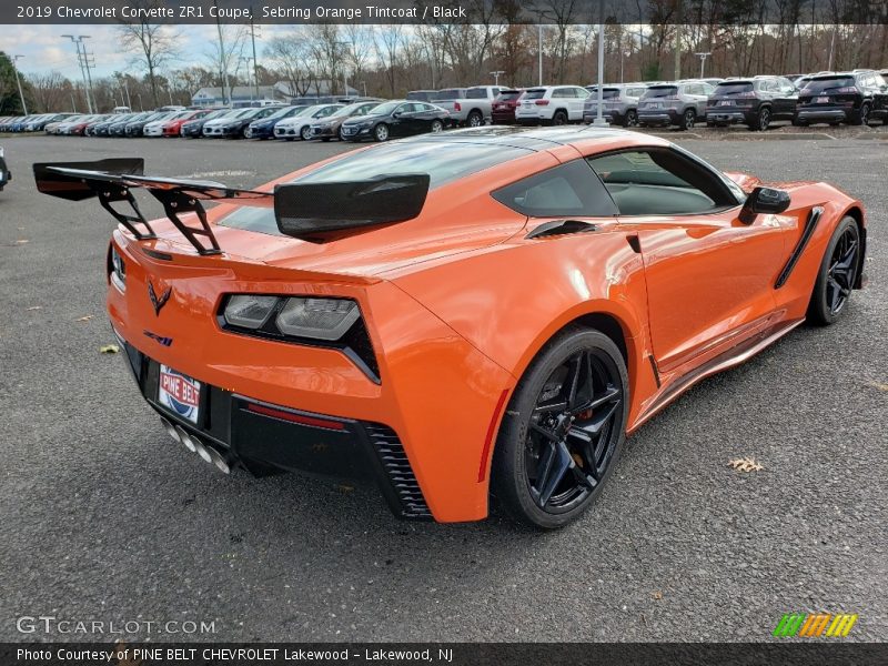 Sebring Orange Tintcoat / Black 2019 Chevrolet Corvette ZR1 Coupe