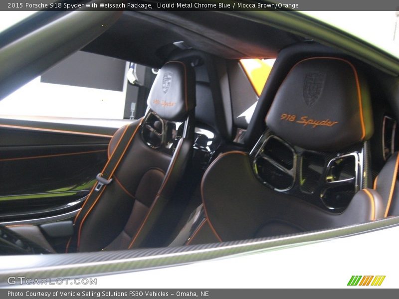 Front Seat of 2015 918 Spyder with Weissach Package
