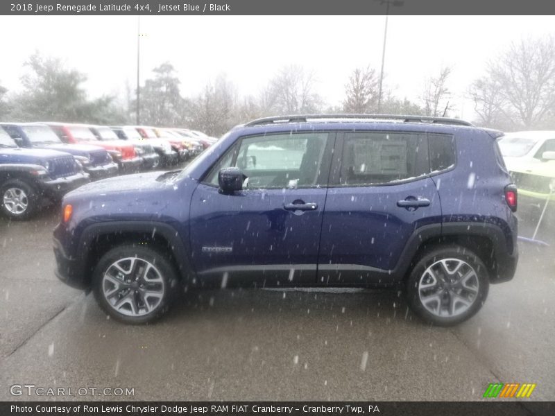Jetset Blue / Black 2018 Jeep Renegade Latitude 4x4