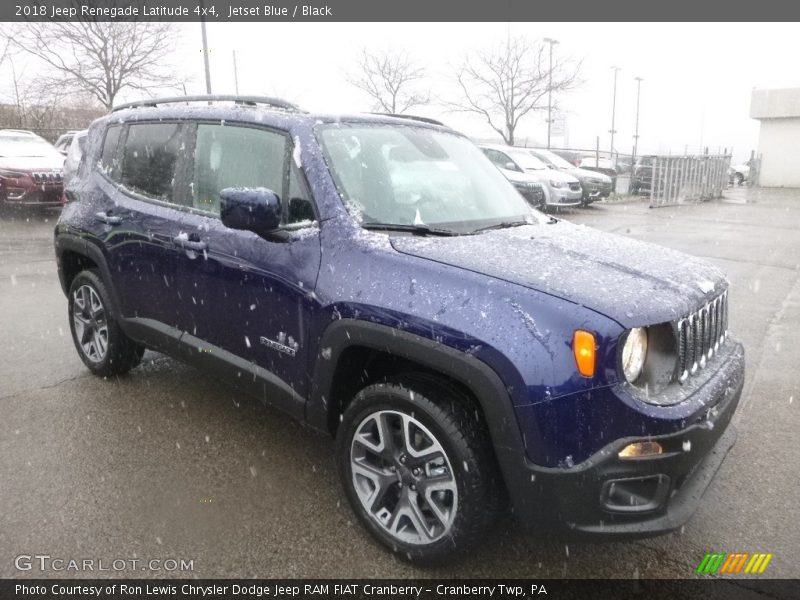 Jetset Blue / Black 2018 Jeep Renegade Latitude 4x4