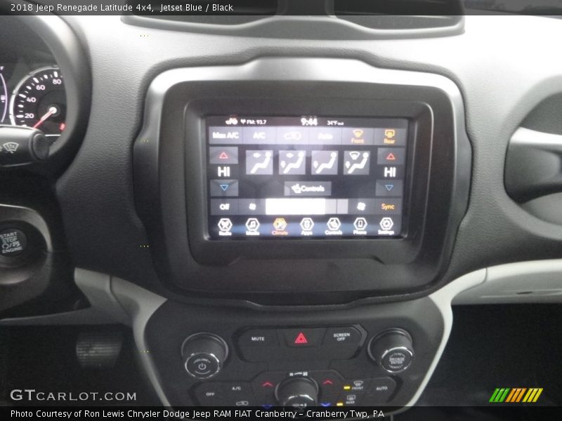 Jetset Blue / Black 2018 Jeep Renegade Latitude 4x4