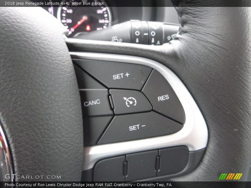 Jetset Blue / Black 2018 Jeep Renegade Latitude 4x4